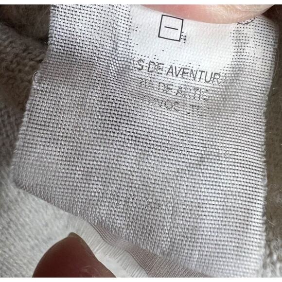 OSKLEN Woman Medium Grey Pullover Sweater Long Sleeve preppy soft Cashmere cozy - Picture 8 of 8